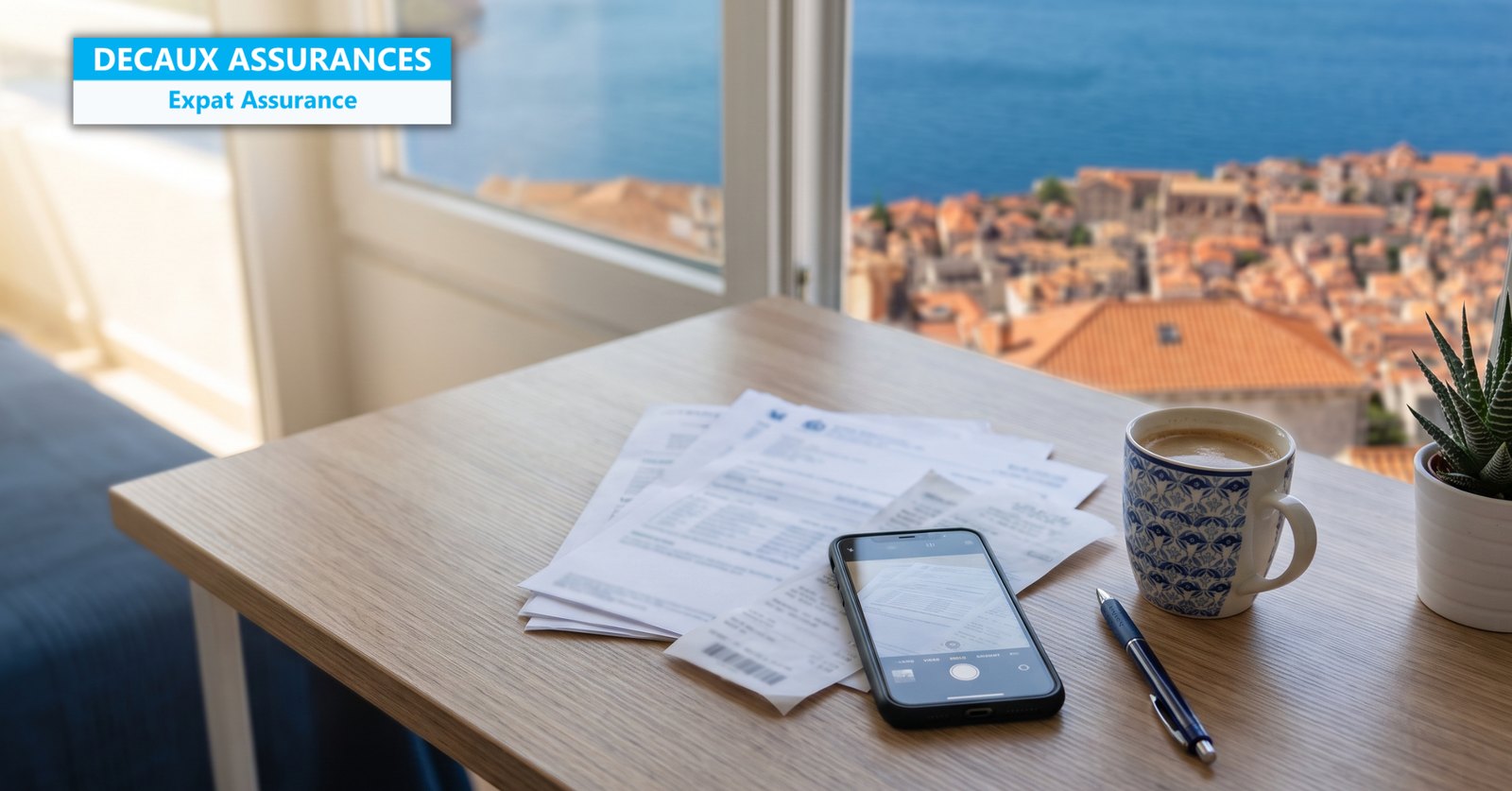 Expat Assurance – dossier de remboursement de soins : factures, ordonnance et smartphone